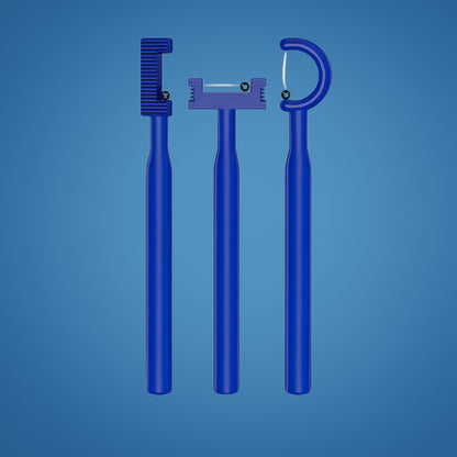 3-Piece Tongue Strengthener – Ergonomic Grip – Boosts Speech & Swallowing Skills