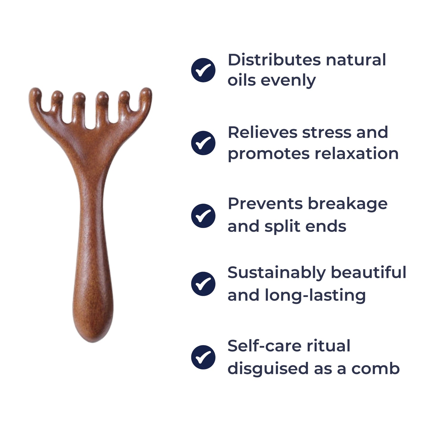 Gentle Scalp Massager for Relaxation and Hair Care – Anti-Static Design