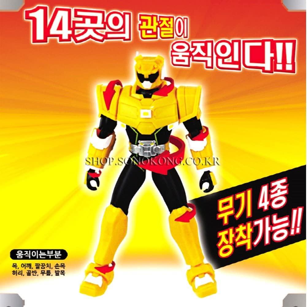 Mini Action Figure Robot Gel Max - Korean Animation Collectible with Posing Joints and Combat Gear