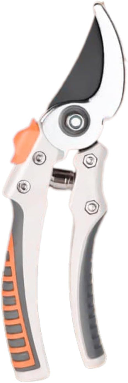 Precision Pruner with Carbon Steel Blade | Cuts Branches Up to 19mm | Ergonomic Soft Grip Handles | Ideal for Gardening & Fruit Harvesting