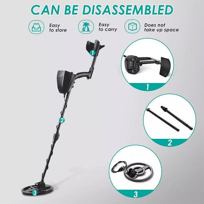 Metal Detector with Waterproof Design