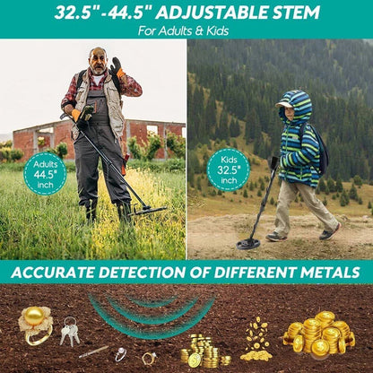 Metal Detector with Waterproof Design