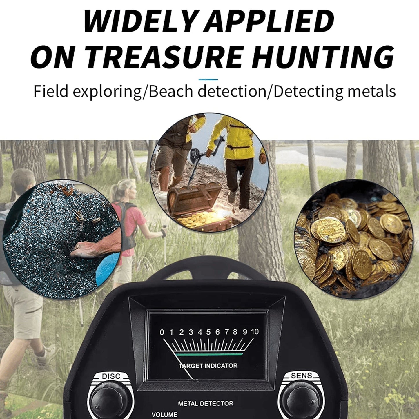 Metal Detector with Waterproof Design
