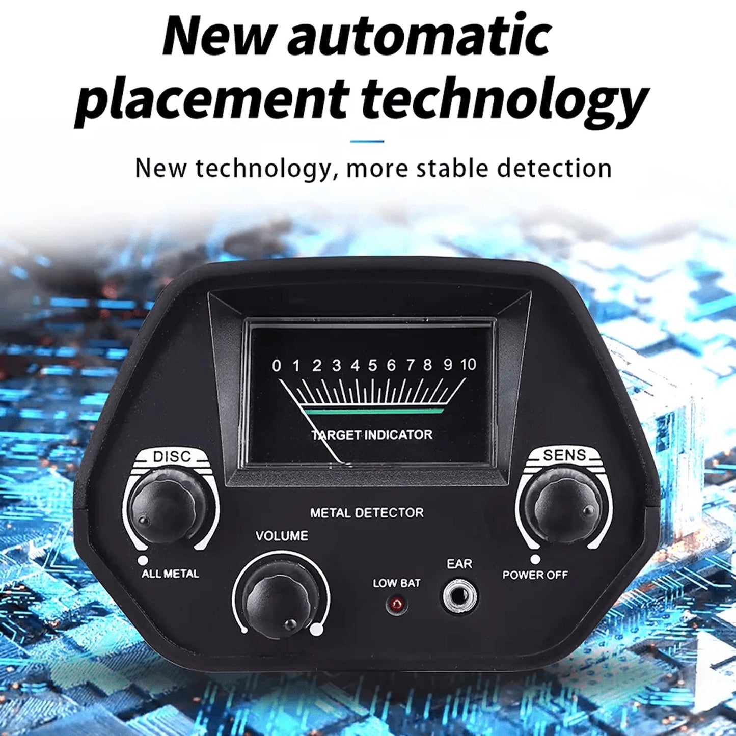 Metal Detector with Waterproof Design