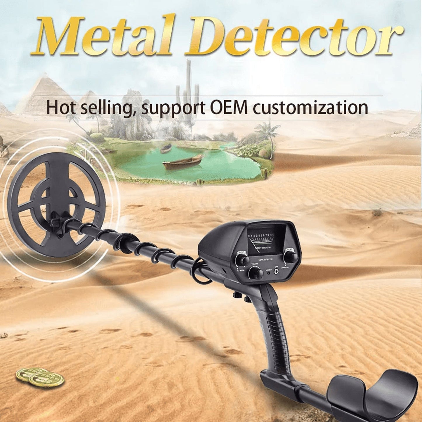 Metal Detector with Waterproof Design