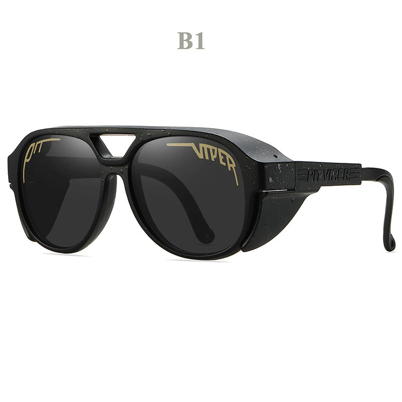 UV400 Motorcycle Sunglasses with Windproof Design