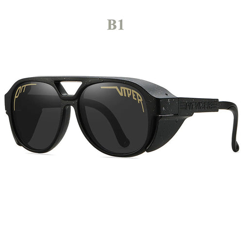 UV400 Motorcycle Sunglasses with Windproof Design