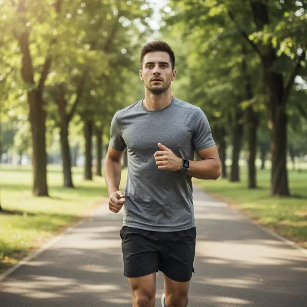 Water-Resistant Fitness Watch with Heart Rate Monitor, Sleep Tracker, Pedometer, and Smart Alerts