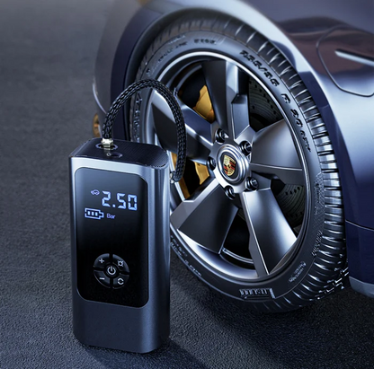 Wireless Air Compressor with Digital Display – 150 PSI Tire Pump & LED
