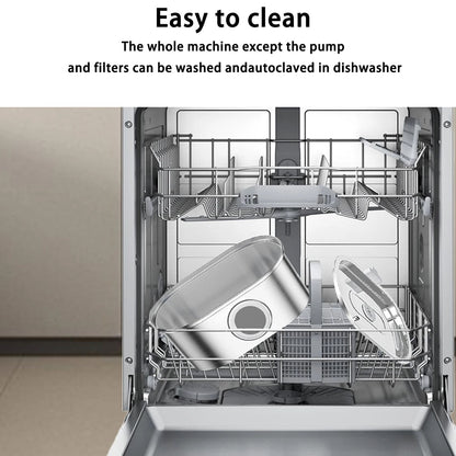 3.2L Stainless Steel Pet Water Dispenser for Dogs