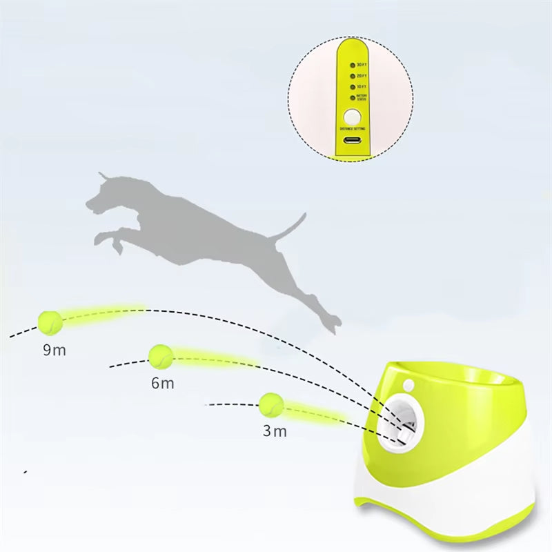 Hands-Free Dog Ball Launcher for Automatic Playtime