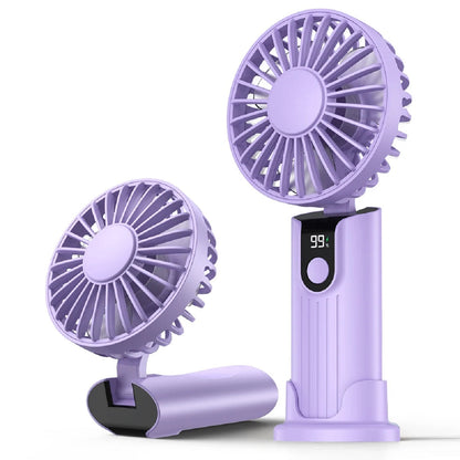 Compact USB Rechargeable Fan - Portable Handheld Design