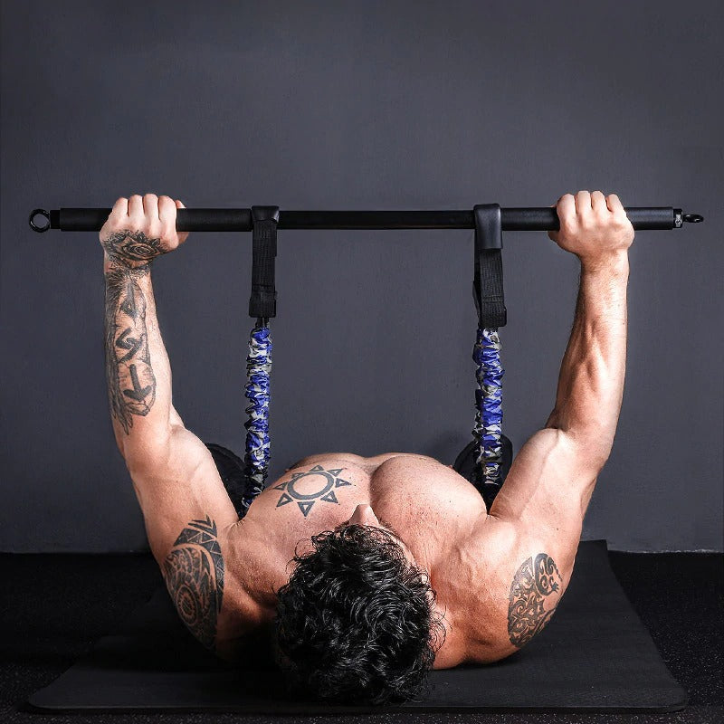 Workout Gear with Resistance Bands for Strength Training