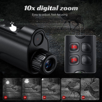 1080P HD Thermal Monocular with 800m Night Vision Capability