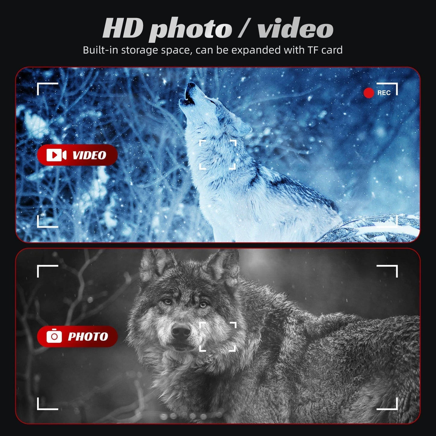 1080P HD Thermal Monocular with 800m Night Vision Capability