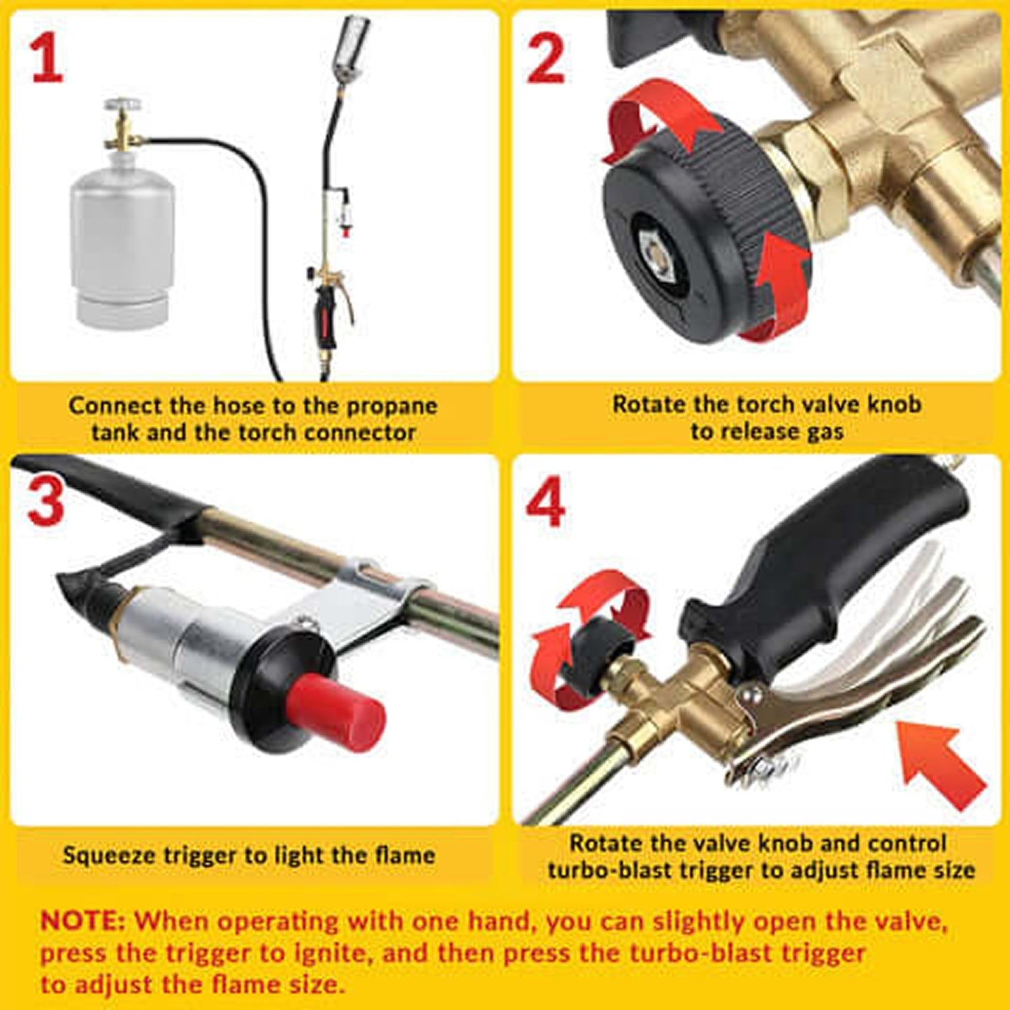 Outdoor Torch for Weed Burning