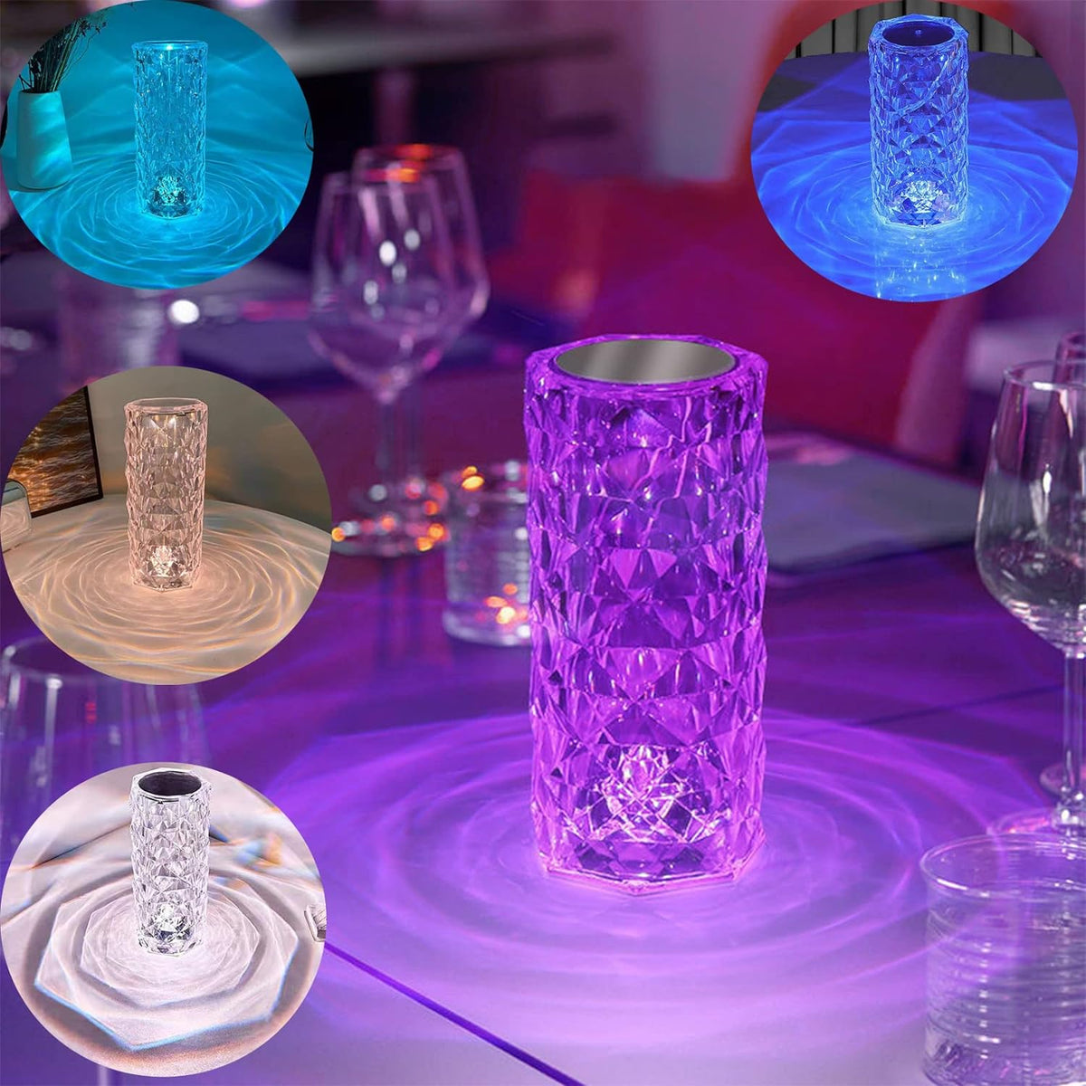 Enchanting Touch Lamp | 16 Vibrant Color Settings for Every Mood