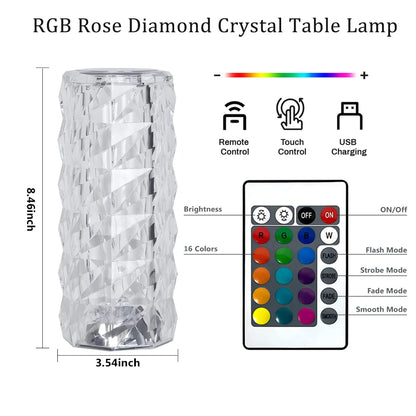 Enchanting Touch Lamp | 16 Vibrant Color Settings for Every Mood