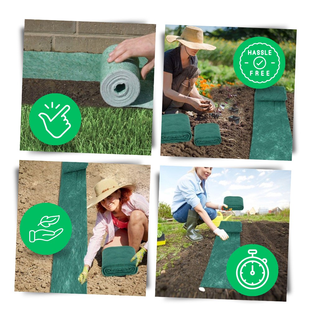 Quick Solution Green Grass Seed Mat