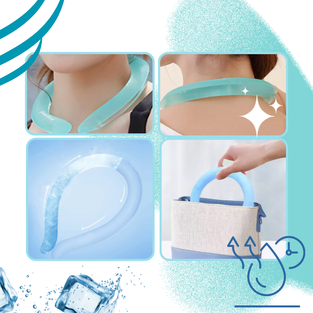 Rapid Freeze Cooling Neck Wrap