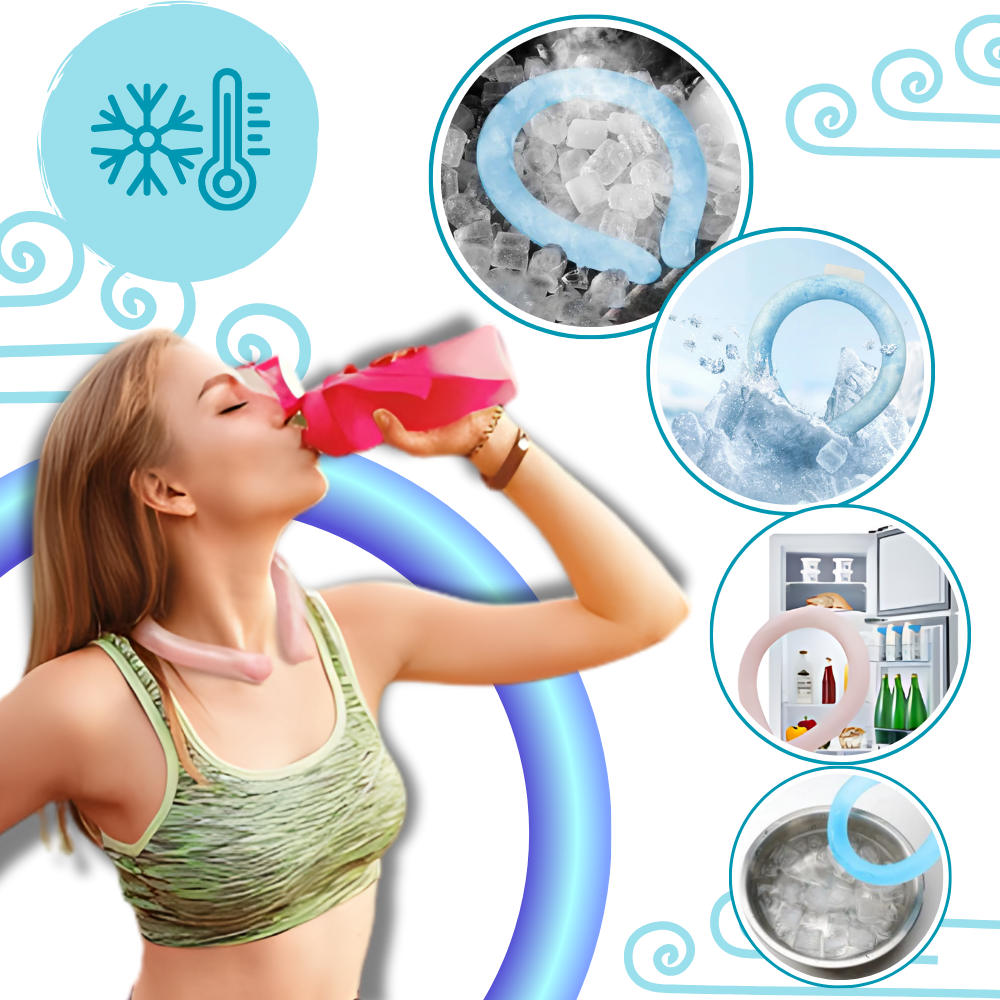 Rapid Freeze Cooling Neck Wrap