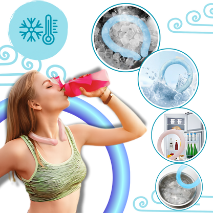 Rapid Freeze Cooling Neck Wrap