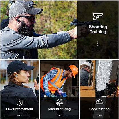 Shooting Earbuds with NRR22 Noise Reduction Protection