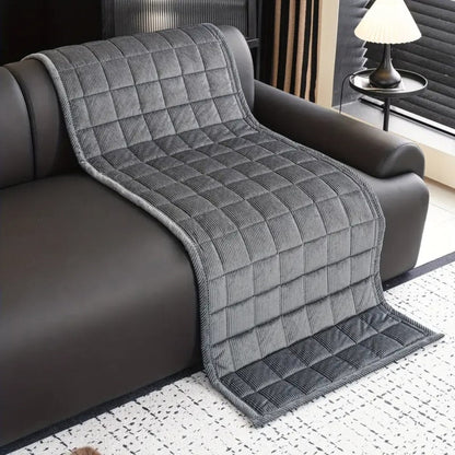 Stylish Corduroy Sofa Protector Mat for Everyday Use