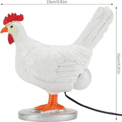 Chicken-Shaped Decorative Table Lamp with Soft LED Lighting