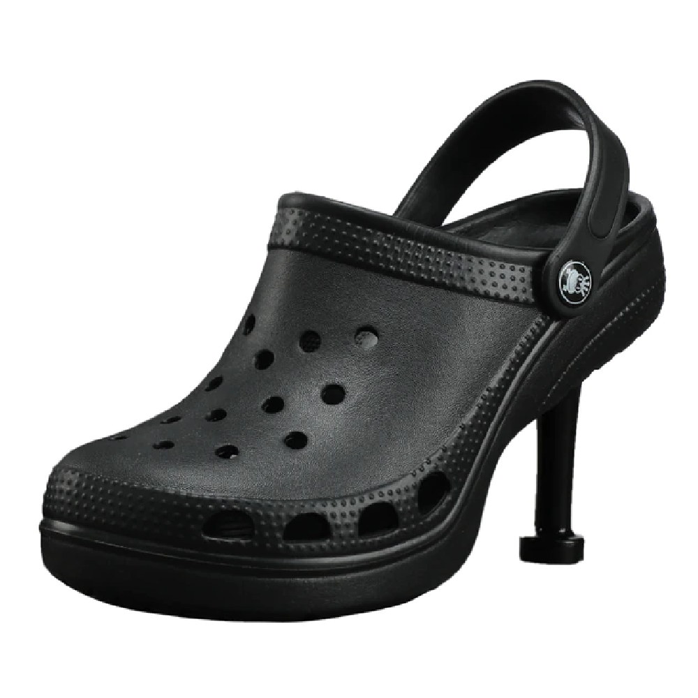 Open-Toe High Heel Clogs for Women