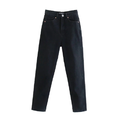 Relaxed Fit Women's Mom Denim Pants