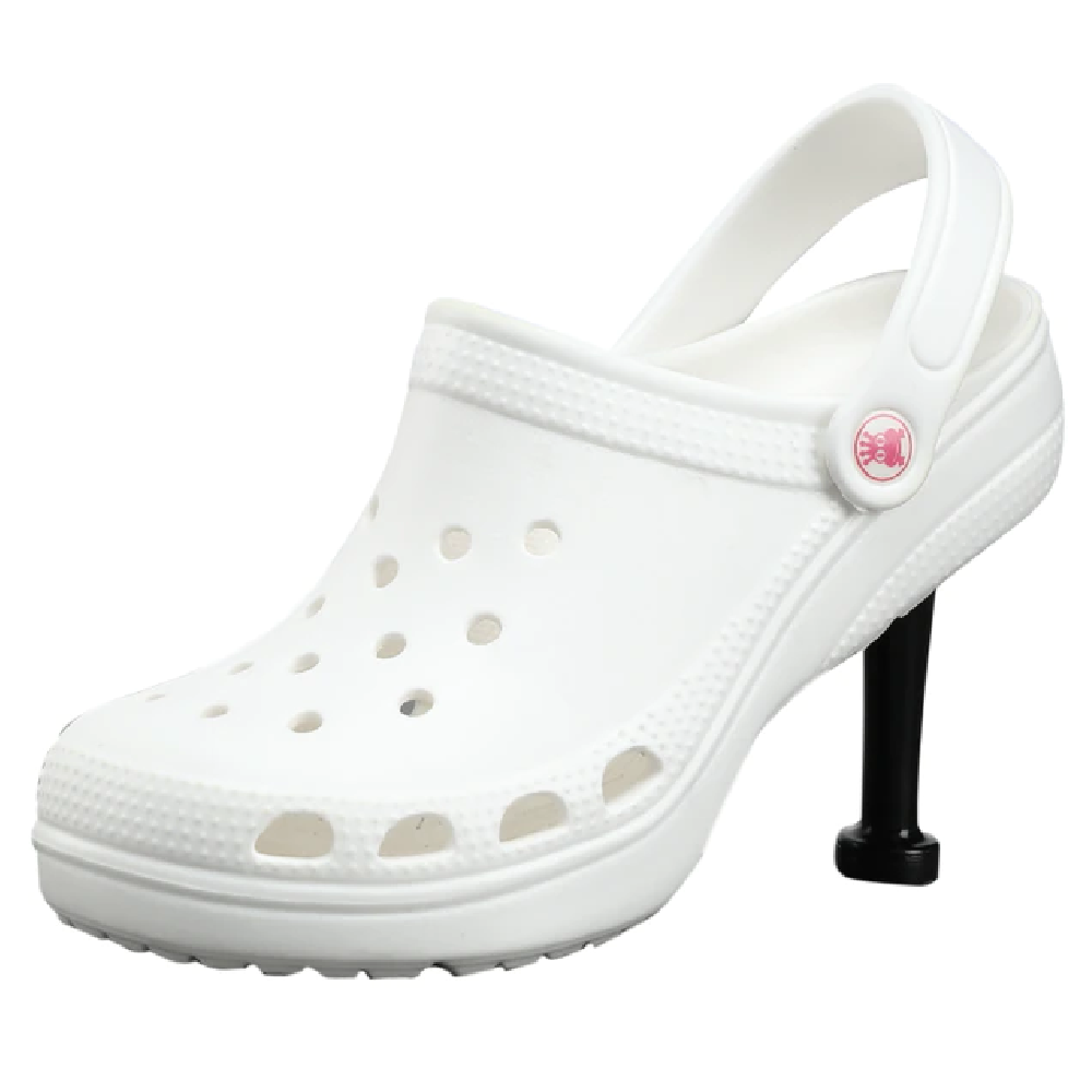 Open-Toe High Heel Clogs for Women
