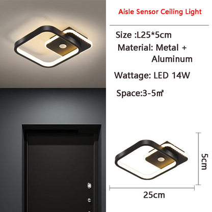 LED Ceiling Light with PIR Motion Sensor – Smart, Energy Efficient, Ideal for Hallway and Bathroom