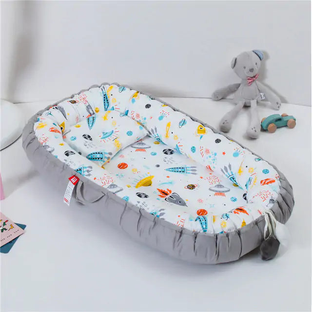 Portable Cotton Baby Nest for Safe and Cozy Relaxation