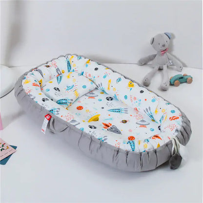 Portable Cotton Baby Nest for Safe and Cozy Relaxation