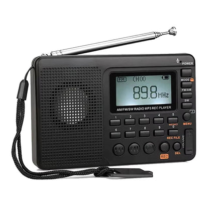 Portable AM FM Radio with Compact Design