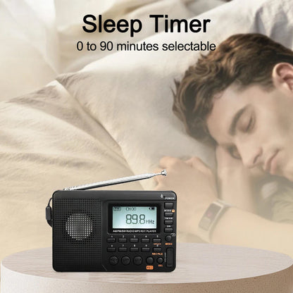 Portable AM FM Radio with Compact Design