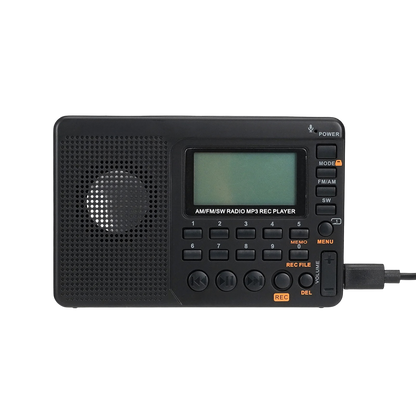 Portable AM FM Radio with Compact Design