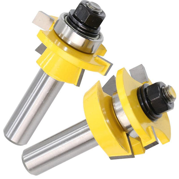 Stylish Joint-Making Router Bit Set - 2-Piece, 1/2" Shank