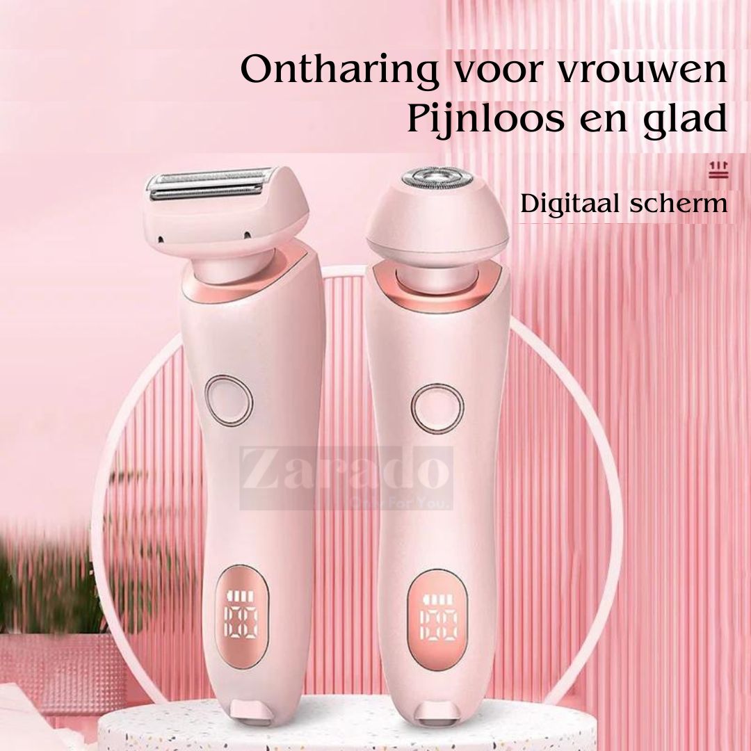 2-in-1 Women's Shaver for Silky Skin