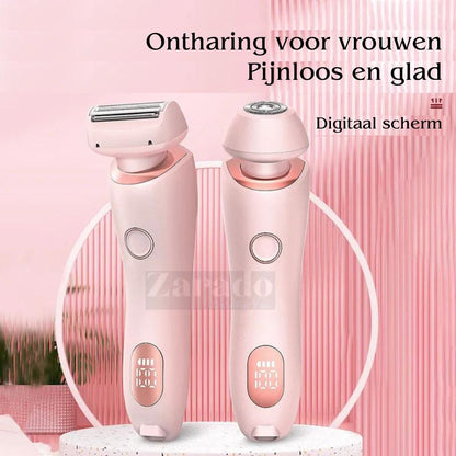 2-in-1 Women's Shaver for Silky Skin