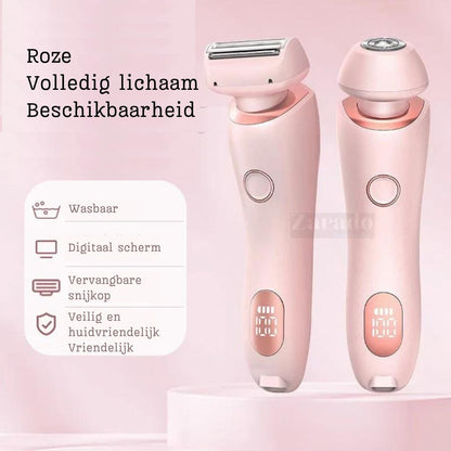2-in-1 Women's Shaver for Silky Skin
