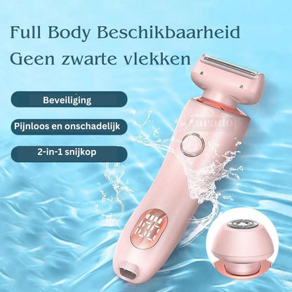 2-in-1 Women's Shaver for Silky Skin