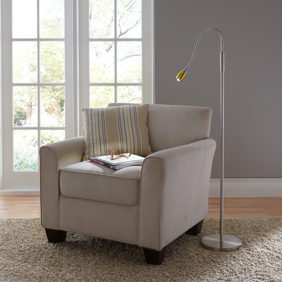 Adjustable Arc LED Floor Lamp for Targeted Lighting
