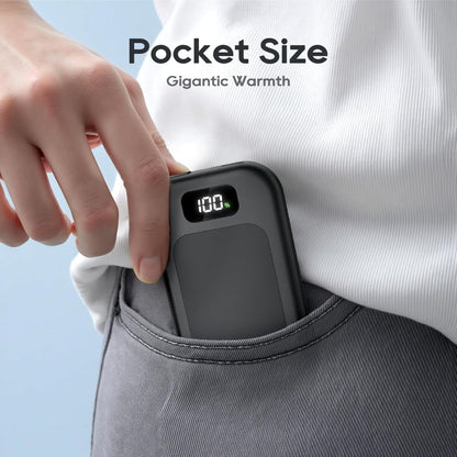 Portable Rechargeable Hand Warmers with LED Indicator and 3 Heat Settings