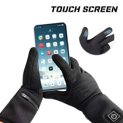 Rechargeable Thermal Glove Liners and Mittens with Custom Heat Control