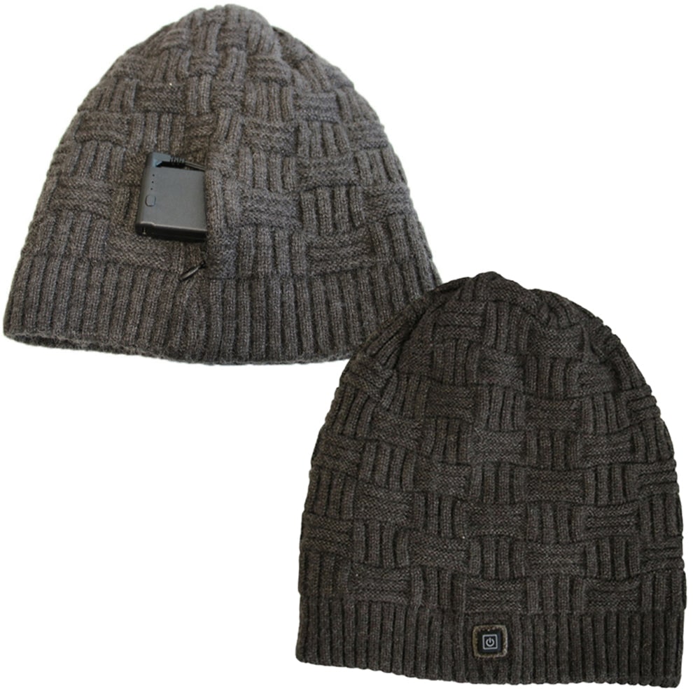 WarmWave Rechargeable Heated Beanie with Ear Flaps
