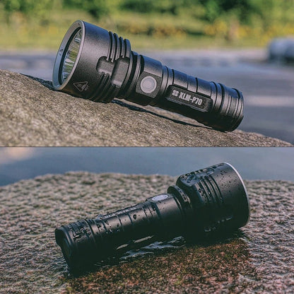 High-Powered Tactical Rechargeable Torch with Durable Design