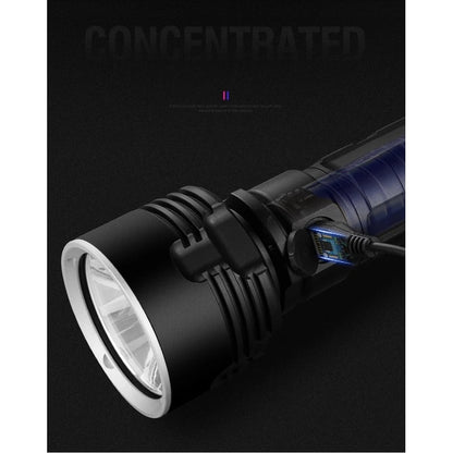 High-Powered Tactical Rechargeable Torch with Durable Design