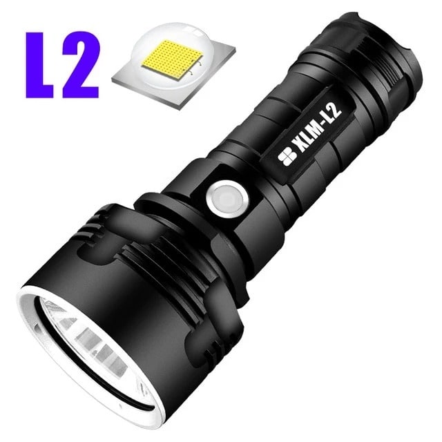 High-Powered Tactical Rechargeable Torch with Durable Design